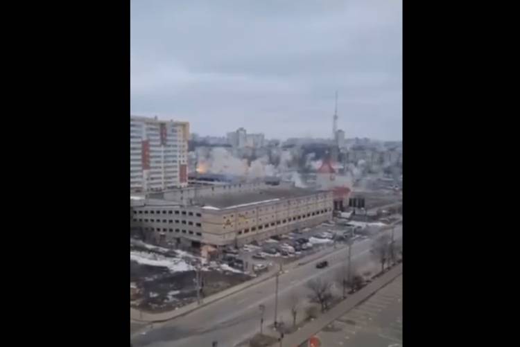 Գնդակոծվում է Խարկով քաղաքը (տեսանյութ)