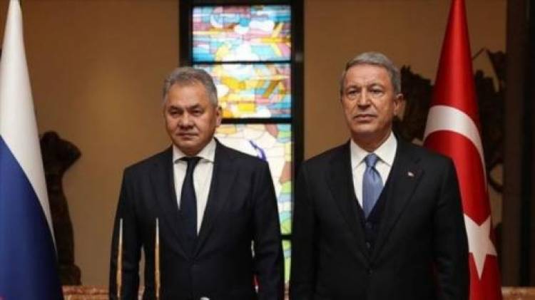 Թուրքիայի և ՌԴ պաշտպանության նախարարները քննարկել են իրավիճակն Ուկրաինայում և Մերձավոր Արևելքում