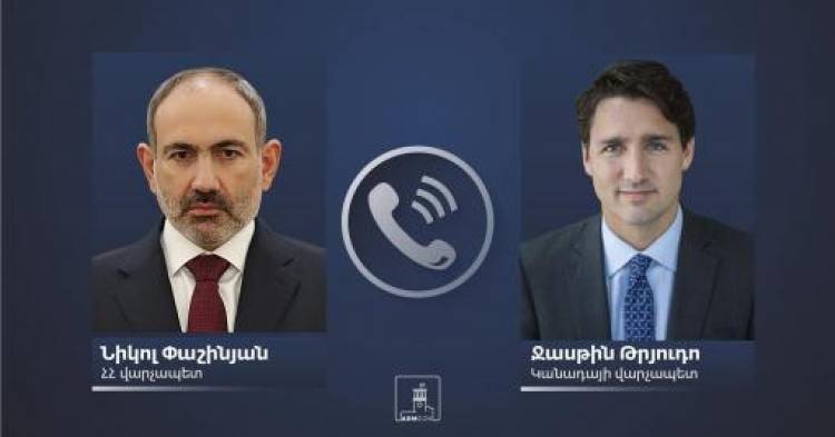 Հայաստանի և Կանադայի վարչապետները քննարկել են Լեռնային Ղարաբաղի շուրջ լարվածության աճը