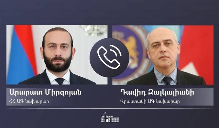 Արարատ Միրզոյանը Արցախում ստեղծված հումանիտար ճգնաժամի թեմայով հեռախոսազրույց է ունեցել Վրաստանի ԱԳ նախարարի հետ