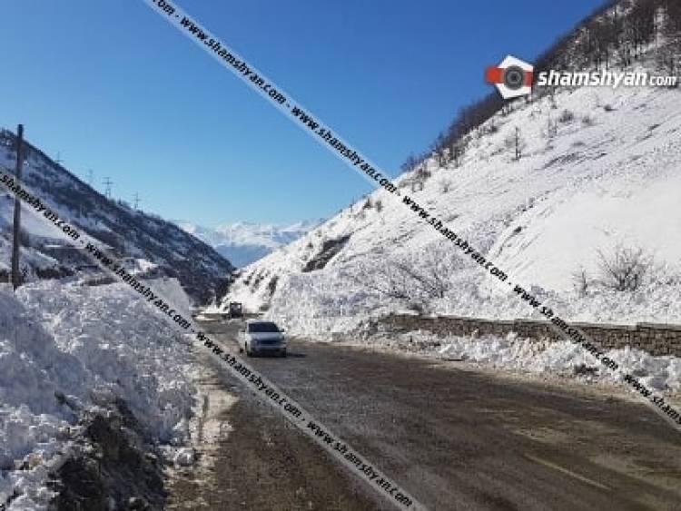 Ստեփանավանի թունելի սկզբնամասից հեռացվել է մի քանի տոննա ձյուն