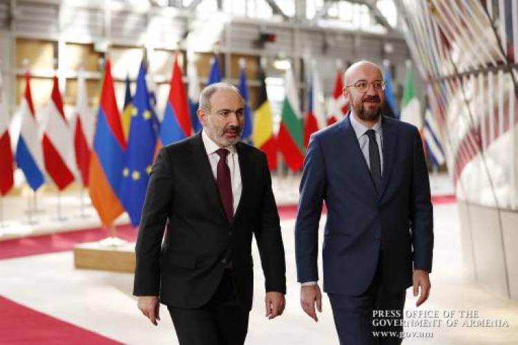 Բրյուսելում մեկնարկել է Փաշինյան-Միշել հանդիպումը