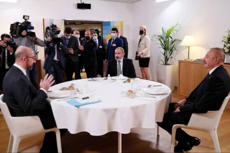 Բրյուսելում սկսվել է Փաշինյան-Միշել-Ալիև եռակողմ հանդիպումը․ TASS