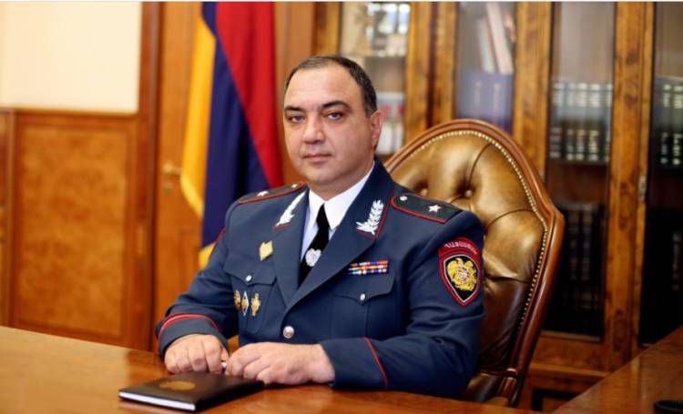 ՀՀ ոստիկանապետ Վահե Ղազարյանը շնորհավորական ուղերձ է հղել Ոստիկանության օրվա առթիվ