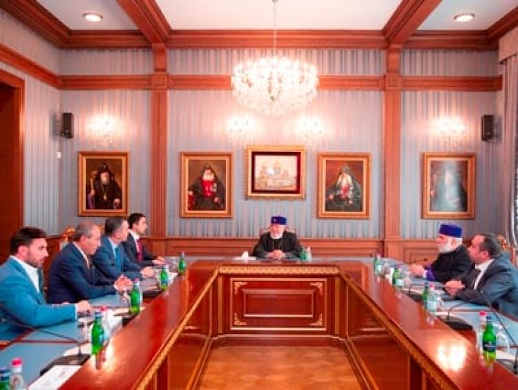 Ամենայն Հայոց Կաթողիկոսն ընդունել է Հորդանանի Սենատի պատվիրակությանը