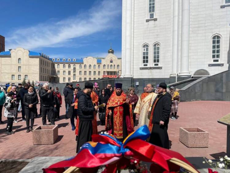 Նուր-Սուլթանում հարգանքի տուրք է մատուցվել Հայոց ցեղասպանության զոհերի հիշատակին