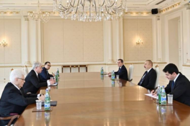 Ալիևն ընդունել է ՀՀ-ի և Ադրբեջանի հարաբերությունների կարգավորման հարցերով ՌԴ հատուկ ներկայացուցչին