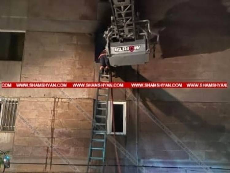 Խոշոր հրդեհ՝ Երևանում. հայտարարվել է հրդեհի բարդության ԲԻՍ-1 աստիճան