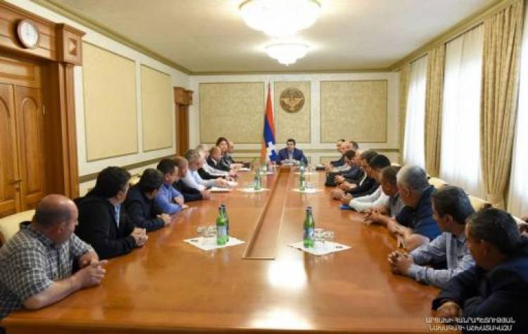 ԱՀ նախագահն ընդունել է Հադրութի շրջվարչակազմի պատասխանատուներին և մի շարք համայնքների ղեկավարների