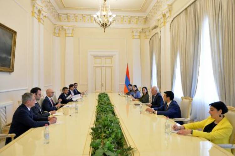 Նախագահ Վահագն Խաչատուրյանն ընդունել է Իտալիայի խորհրդարանական պատվիրակությանը