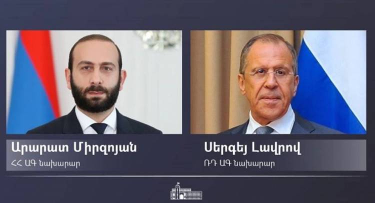 Արարատ Միրզոյանը հեռախոսազրույց է ունեցել Սերգեյ Լավրովի հետ