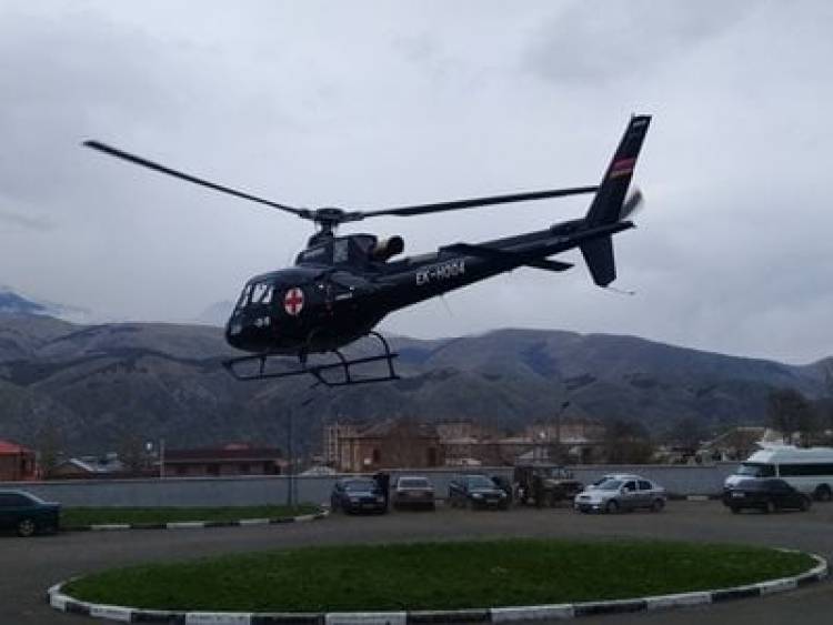 Սյունիքից սանավիացիայի ուղղաթիռներով մեկ օրում 2 երեխա է տեղափոխվել «Սուրբ Ասվածամայր» ԲԿ