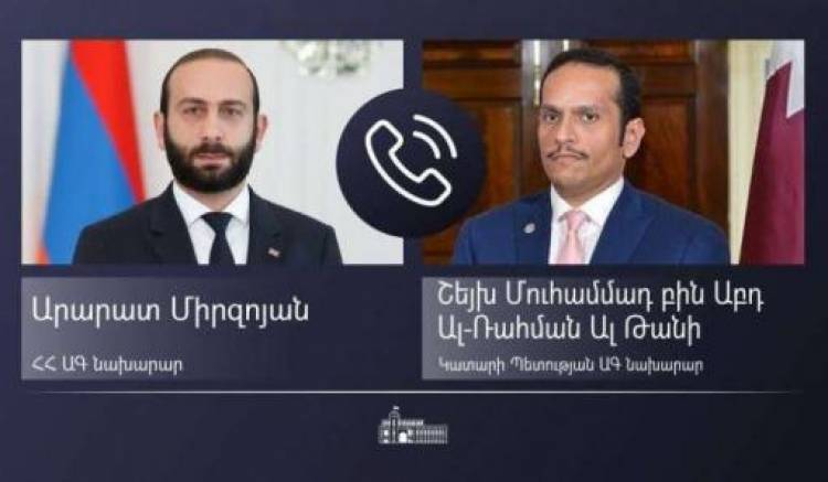 ՀՀ և Կատարի ԱԳ նախարարները կարևորել են ձեռքբերված պայմանավորվածությունների հետևողական իրականացումը