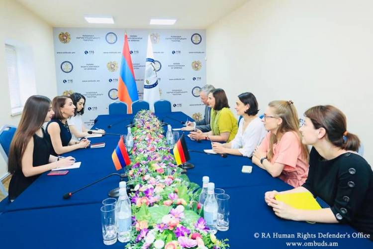 Քրիստիննե Գրիգորյանն ընդունել է գերմանական պատվիրակությանը