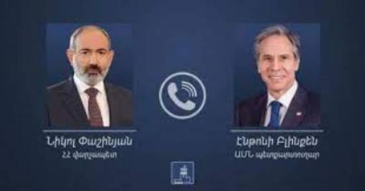 ՀՀ վարչապետը ԱՄՆ պետքարտուղարի հետ քննարկել է վերջին օրերին Լեռնային Ղարաբաղում տիրող լարված իրավիճակը