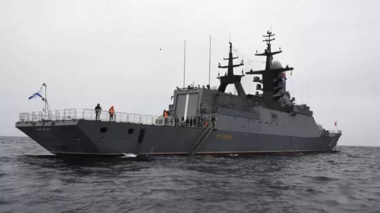 Корвет Тихоокеанского флота "Громкий" прибыл в Китай
