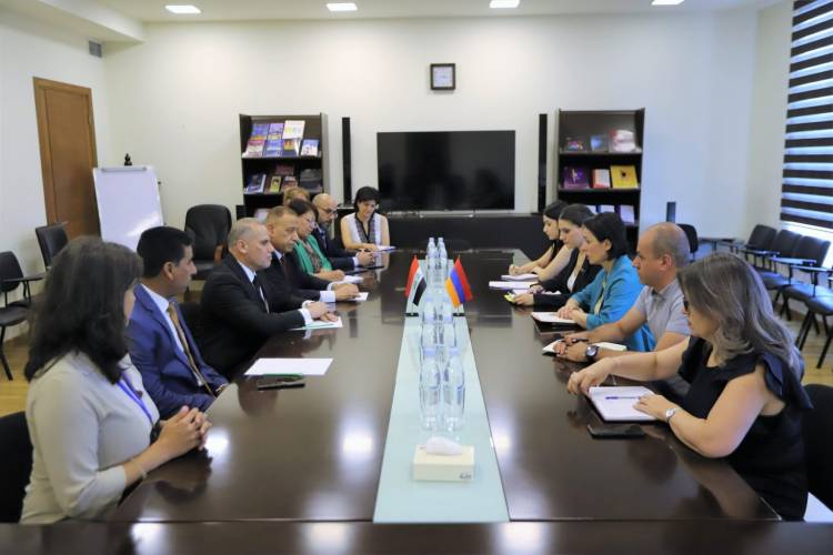 ԿԳՄՍ փոխնախարարը դպրոցական սննդի ծրագրի հայաստանյան փորձը ներկայացրել է Իրաքի պատվիրակությանը