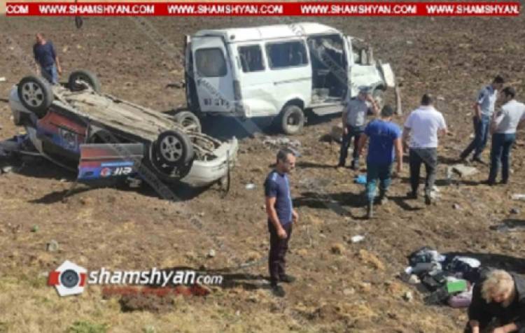 Խոշոր ՃՏՊ Արթիկ-Երևան ճանապարհին. բախվել են մարդատար Gazel-ն ու Opel-ը, կան վիրավորներ 