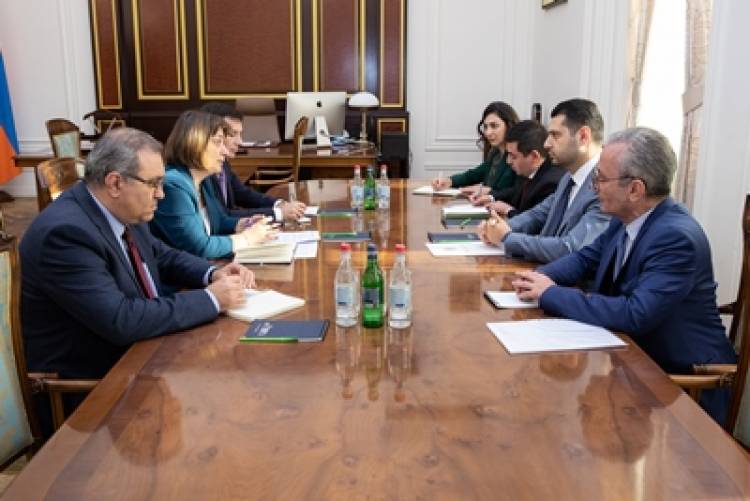 Փոխվարչապետն ընդունել է ՄԱԶԾ հայաստանյան գրասենյակի մշտական ներկայացուցչին
