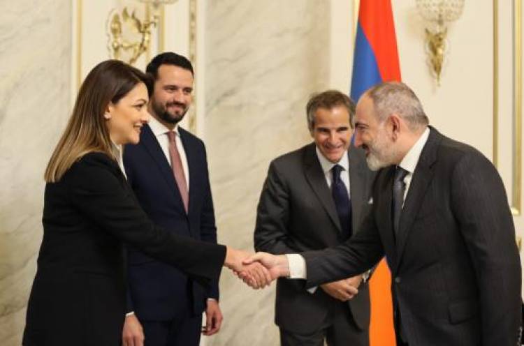 Փաշինյանն ընդունել է ԱԷՄԳ գլխավոր տնօրեն Ռաֆայել Մարիանո Գրոսիին