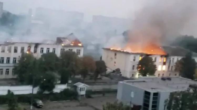 Дроны-камикадзе нанесли удар по Белой Церкви под Киевом, заявили на Украине