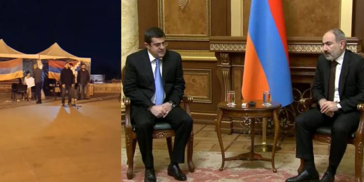 Փաշինյան-Հարությունյան հանդիպումը ոչինչ չի տալու, հանրահավքները Ստեփանակերտում շարունակելու ենք․ ցուցարար