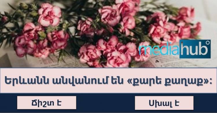 Թեստ․ ճի՞շտ է, թե՞ սխալ