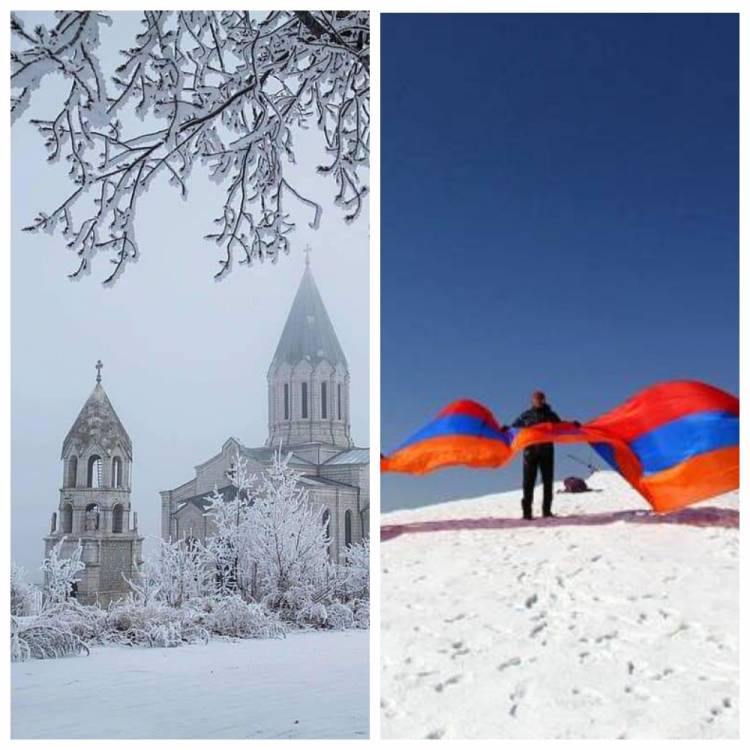 Արցա՛խ, պինդ կաց, Արցա՛խ, ցավդ տանի՜մ. աղոթք՝ շնորհավորանքի փոխարեն