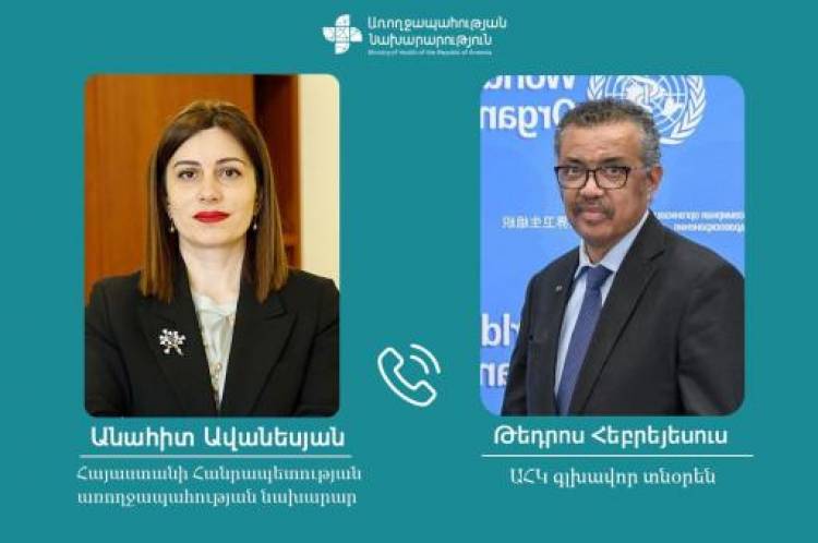Ավանեսյանը ԱՀԿ գլխավոր տնօրենին է ներկայացրել Արցախի շրջափակման հետևանքով ստեղծված իրավիճակը