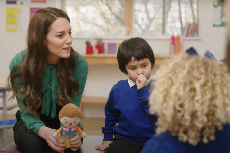 Քեյթ Միդլթոնը հայտնվել է YouTube-ում երեխաների մասին տեսանյութում
