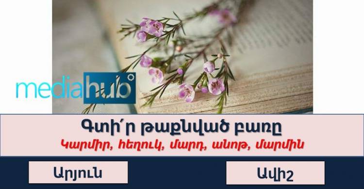 Թեստ․ գտի՛ր թաքնված բառը