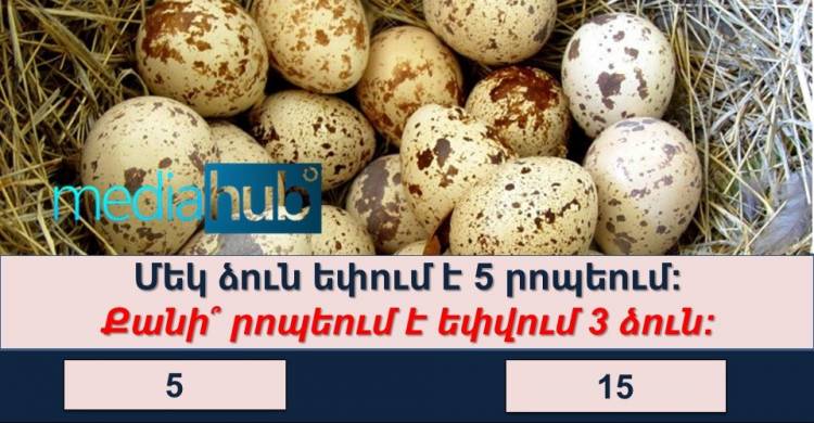 ԹԵՍՏ․ ուղեղի մարզում իսկական գիտունների համար