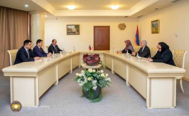Քյարամյանը ՀՀ-ում Իրանի դեսպանի հետ քննարկել է անդրազգային բնույթի հանցագործությունները