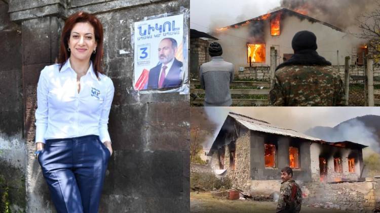 Քաղաքում մնաց բազում ժողովուրդ և սրի քաշվեց ոսոխի հորդաների կողմից. Աննա Հակոբյանի գրառումը