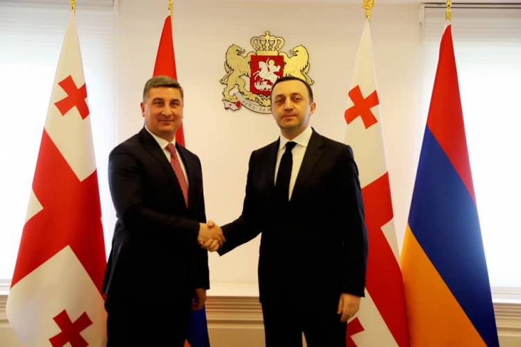Գնել Սանոսյանն ու Իրակլի Ղարիբաշվիլին անդրադարձել են ենթակառուցվածքային ոլորտում համագործակցությանը