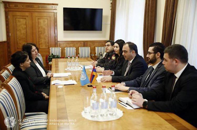 Վահե Ղազարյանի հետ քննարկվել է տարբեր երկրներից ժամանած և ՀՀ-ում բնակվող փախստականների խնդիրները