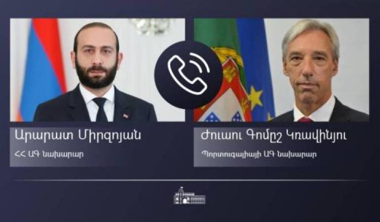 Ադրբեջանի սադրանքները խաթարում են բանակցային գործընթացը․ Միրզոյանը՝ Պորտուգալիայի ԱԳ նախարարին