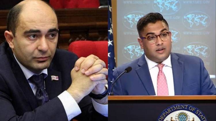 Դա փոխհրաձգություն չէր, այլ Ադրբեջանի հերթական հարձակումը․ Մարուքյանը՝ ԱՄՆ պետքարտուղարության փոխխոսնակին