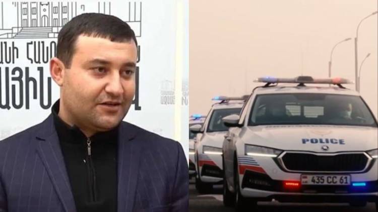 Պարեկները տուգանել են ՔՊ-ական պատգամավոր Նարեկ Գրիգորյանին
