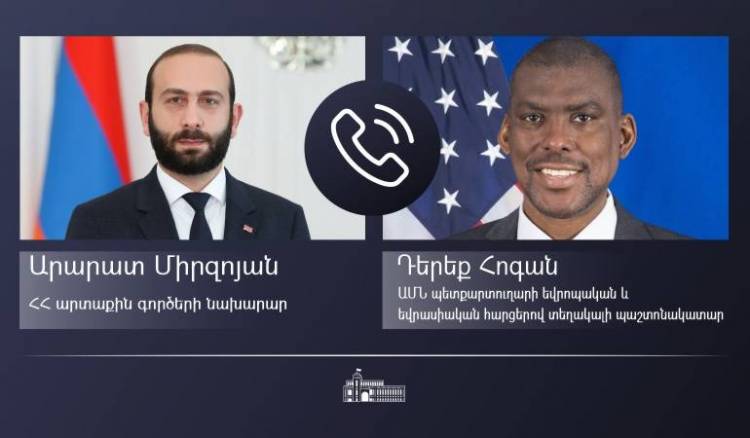 Միրզոյանը վաշինգտոնյան այցին ընդառաջ պետքարտուղարի տեղակալի հետ քննարկել է բանակցային գործընթացը