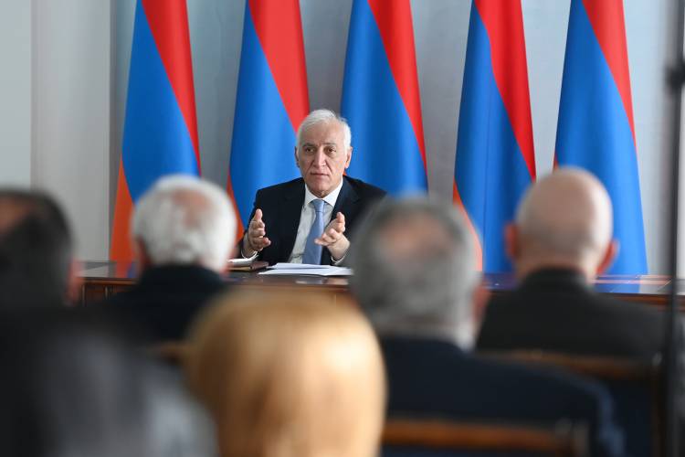 Նախագահ Վահագն Խաչատուրյանը հանդիպել է Համահայկական խաղերի համաշխարհային կոմիտեի Գործադիր կոմիտեի անդամներին