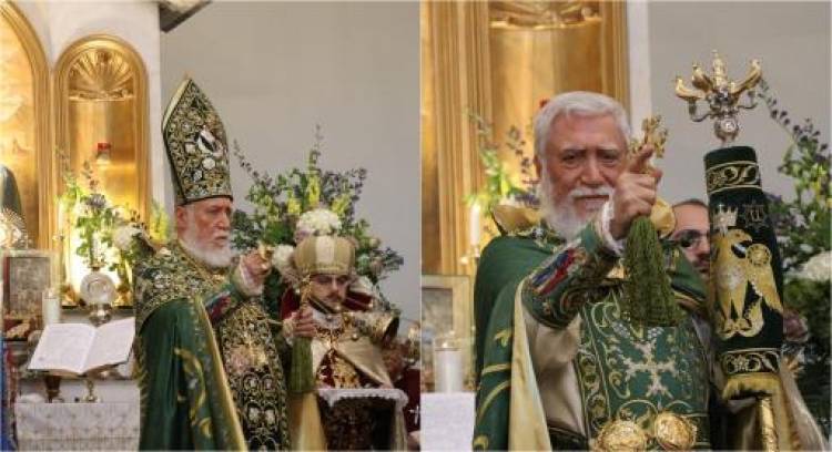 Արամ Ա Վեհափառ Հայրապետի նախագահությամբ Սուրբ պատարագ է մատուցվել Տորոնտոյի հայկական եկեղեցում