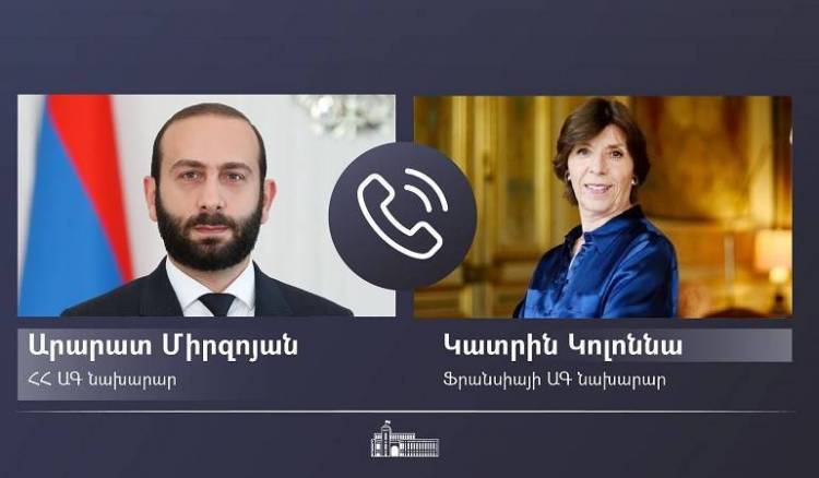 Միրզոյանը և Կոլոննան քննարկել են Հայաստան-Ադրբեջան հարաբերությունների կարգավորման գործընթացի վերջին զարգացումները