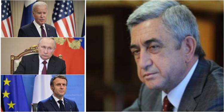 Խնդրում եմ Ձեզ՝ կանգնեցնել Արցախի աղետը․ Սերժ Սարգսյանը դիմել է ԱՄՆ, ՌԴ, Ֆրանսիայի նախագահներին