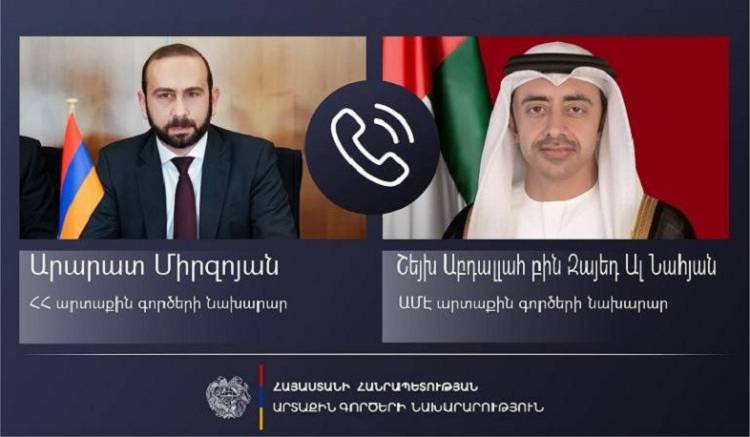 Արարատ Միրզոյանն ԱՄԷ գործընկերոջն է ներկայացրել ԼՂ-ում ահագնացող հումանիտար ճգնաժամը