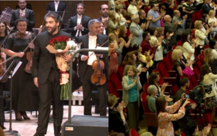 Հոտնկայս հանդիսատես ու ծափահարություններ․ ինչպես են դիմավորել Սերգեյ Սմբատյանին (տեսանյութ)
