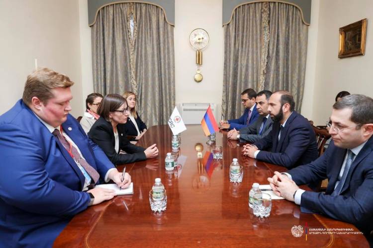 Արարատ Միրզոյանը ԿԽՄԿ նախագահի հետ քննարկել է ԼՂ-ում ստեղծված իրավիճակը
