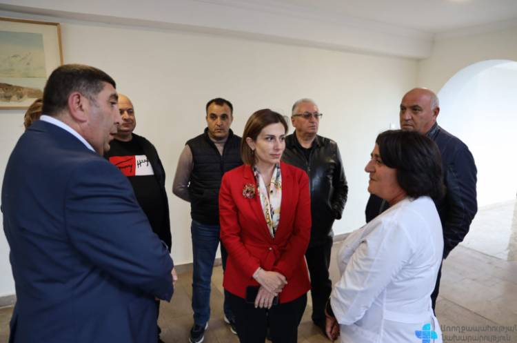 Ավանեսյանը Գեղարքունիքում էր. ծանոթացել է Արցախից տեղահանված անձանց բուժօգնության տրամադրման գործընթացին