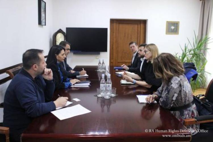 ՄԻՊ-ը ԱՄՆ ՄԶԳ պատվիրակությանն է ներկայացրել Արցախից բռնահանվածների իրավունքների պաշտպանության հարցը