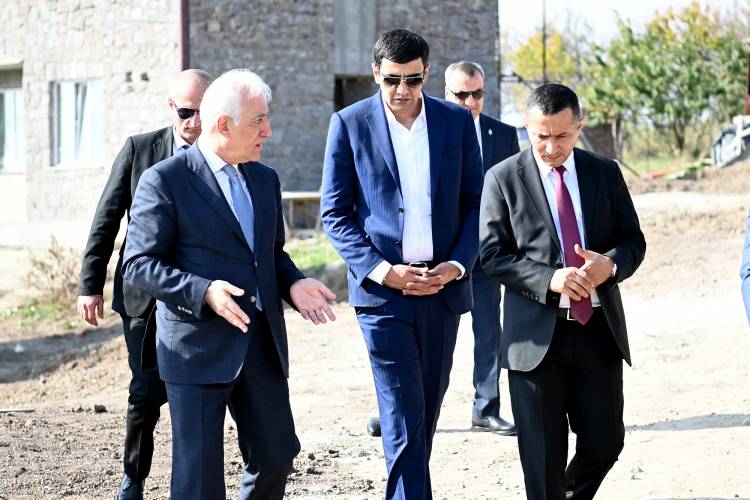 Նախագահ Վահագն Խաչատուրյանն այցելել է Ներքին Խնձորեսկ